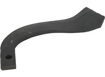 Image de Couteau à fraises gauche pour revers à fraises, adapté pour Kubota, Iseki, Yanmar – Longueur : 238 mm, hauteur : 40 mm, diamètre du trou : 10,5 mm