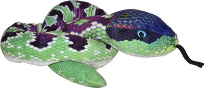 Produktbild von Wild Republic Schlange 137 cm grun lila Pluschspielzeug