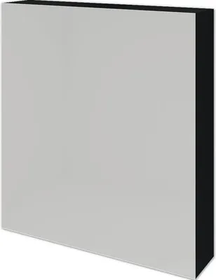 Produktbild von Spiegelschrank Sanox 60 x 12 x 65 cm schwarz matt 1-türig doppelt verspiegelt
