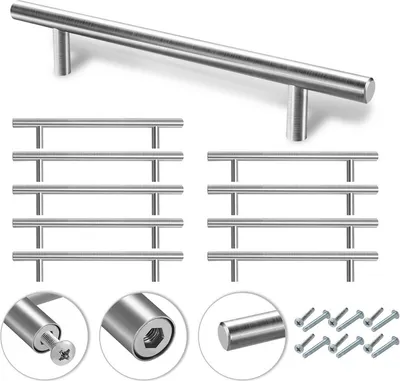 Produktbild von Clanmacy Schrankgriff Möbelgriffe Küchengriffe Türgriff Küchengriff 156x96x12MM 10 Stück