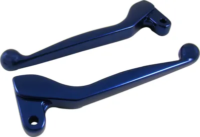 Zdjęcie produktu dla Zestaw: dzwignia reczna - solidne aluminium, hamulec i dzwignia sprzegla - niebieski - Simson S50, S51, S53, SR50, KR51/2 Schwalbe