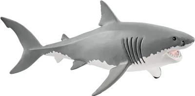 Image de SCHLEICH WILD Life | Requin blanc 14809 | Figurines d'animaux détaillées | Jouets de zoo