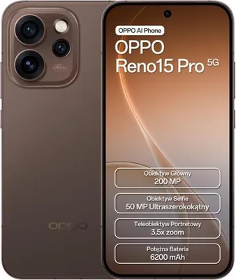 Image de OPPO 15 Pro 5G 16,1 cm (6.32") Dual-SIM Android 16.0 4G USB Typ-C 12 GB 512 GB 6200 mAh Schwarz