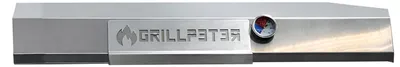 Produktbild von Edelstahl-Deckel für Mangal 70cm mit Thermometer Grilldeckel
