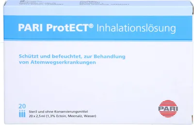 Produktbild von Pari Protect Inhalationslösung mit Ectoin Ampullen 20X2.5 ml