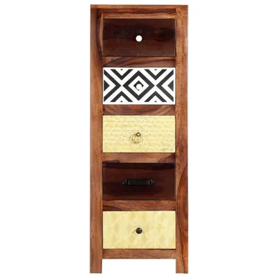 Immagine prodotto di Credenza 40x30x110 cm in Legno Massello di Acacia