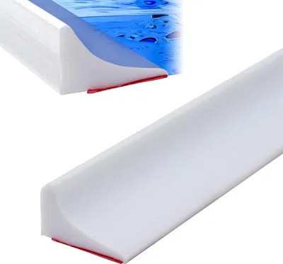 Produktbild von Siliconen Wasserstopper - Wasserblockierung für Dusche - 200 cm - Weiß