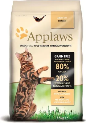 Produktbild von Applaws Suché krmivo pre mačky s kuracím mäsom - 7,5 kg