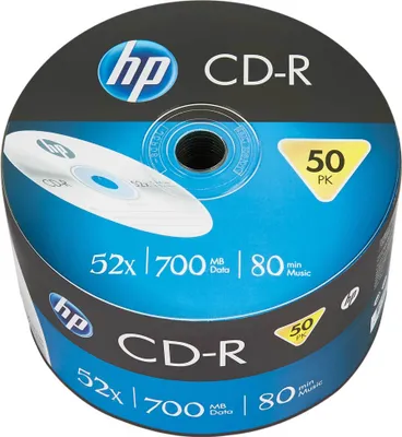 Image de HP CRE00070 CD vierge CD-R 700 MB 52x 50 pc(s)