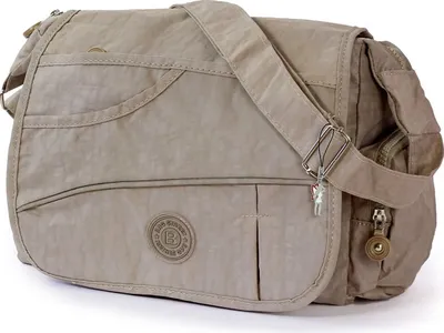 Obrázok produktu pre Taška Street nylonová kabelka dámska kamenná 32x13x20 OTJ214L