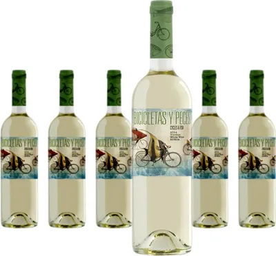 Produktbild von 6 x Bicicletas y Peces Verdejo Rueda DO