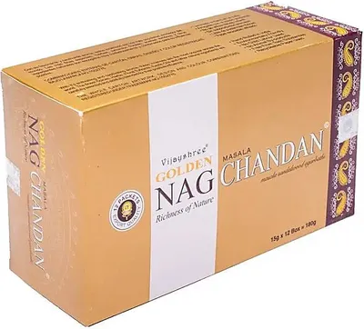 Obrázok produktu pre Kadidlo Golden Nag Chandan – 15 G