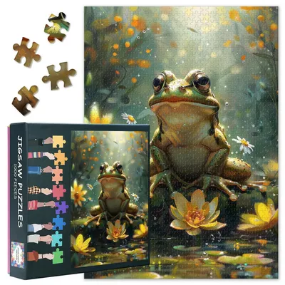 Obrázok produktu pre Puzzle s 1000 dielikmi pre dospelých, motív: kvety, príroda, divoká zver, rozmer 70 x 50 cm
