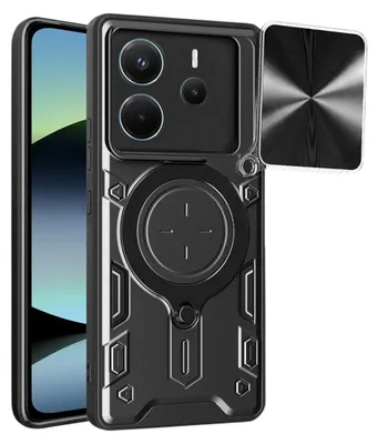Produktbild von Techsuit CamGuard Pro Hülle für Xiaomi Redmi Note 14 4G – schwarz