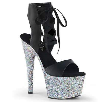Obrázek produktu pro ADORE-700-14LG Dámské sandály Pleaser, černé EU 36, US 6