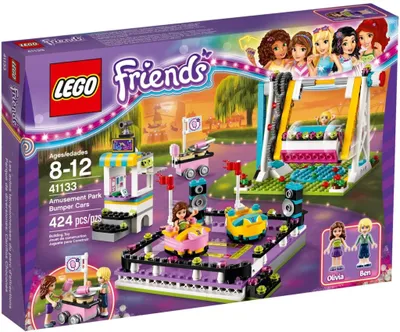 Zdjęcie produktu dla LEGO Friends Amusement Park Bumper Cars, Zestaw do budowania, 8 lat(a), 424 szt., 636 g