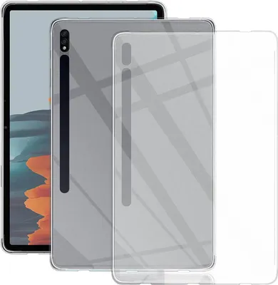 Produktbild von Für Samsung Galaxy Tab S10 / S9 S8 Ultra Transparent Hülle TPU Silikon