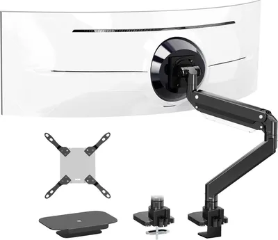 Produktbild von PUTORSEN 17-57 Zoll Premium Aluminium Monitor Halterung mit Gasfeder und Verstärkungsplatte