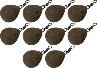 Produktbild von Fox Camotex Pear Swivel Lead - 10 Karpfenbleie, Gewicht:70g
