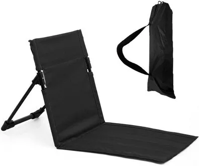 Zdjęcie produktu dla Krzesło plażowe składane - Lekkie - Przenośne - Wytrzymałe - Z oparciem - Ergonomiczny podłokietnik
