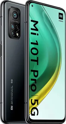 Produktbild von Xiaomi Mi 10T Pro 8GB 256GB Cosmic Black Handy 6,67” Snapdragon 865 5G 108MP 5000mAh NFC Smartphone