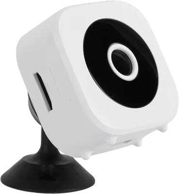Zdjęcie produktu dla Kamera monitoringu wewnętrznego - kamera do obserwacji zwierząt domowych, WiFi - ochrona domu - detekcja ruchu i dźwięku - rozdzielczość 1080P HD - biała