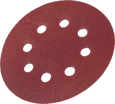 Produktbild von 125mm Runde Form Rot Schleifscheiben 8 Loch Körnung Sand Papers(120#)