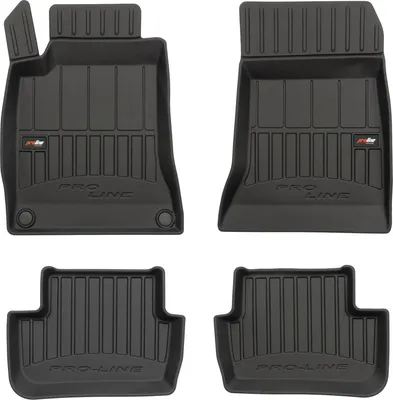 Produktbild von OMAC Gummi Fußmatten für Mercedes CLA Klasse Coupe C117 2013-2019 Premium TPE 4x