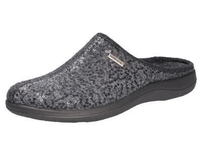Obrázok produktu pre Rohde 6550 Bari obuv dámske papuče papuče z mäkkej plsti šírka G , veľkosť:37 EU, farba:Grey