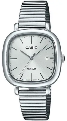 Produktbild von CASIO LTP-B166D Damenuhr, Weiß, Analog, Quarzwerk, Armband aus Edelstahl, wasserdicht bis 5 Bar
