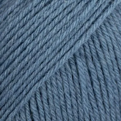 Produktbild von Drops Fabel Uni Colour 103 Grey Blue Strickgarn
