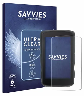 Produktbild von 6x Für Hammerhead Karoo 2 Schutzfolie Savvies Displayschutz Display Schutz Folie Klar Transparent