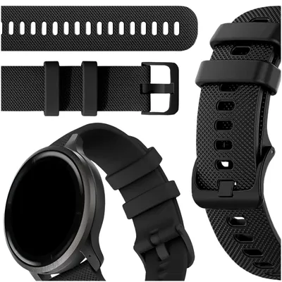 Zdjęcie produktu dla Pasek ChronSmarta do smartwatch'a Huawei Watch GT 2 3 4 5 46mm pro 48mm gt2 gt4 gt5 sport (Czarny)