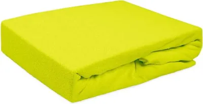 Zdjęcie produktu dla Prześcieradło z gumką, frotte 60x120 Zielony
