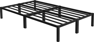 Produktbild von ML-Design Metallbett mit Lattenrost auf Stahlrahmen, 120x200 cm, Schwarz