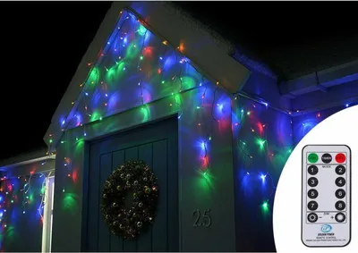 Obrázek produktu pro LED krápníky - 22,5m, 500LED, 8 funkcí, ovladač, IP44, multicolor