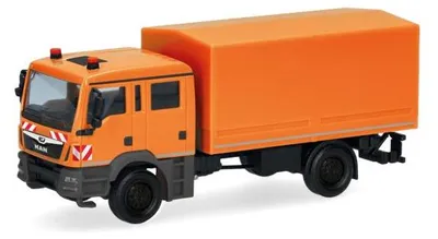 Produktbild von Herpa 319300 - 1:87 MAN TGM MzKW (Mehrzweckkraftwagen), kommunalorange - Neu
