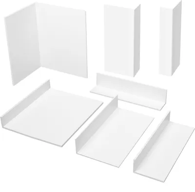 Produktbild von 2 Meter | Eckprofile | Winkel ungleichschenklig | Auswahl | 3-4mm | PVC | HJ 338