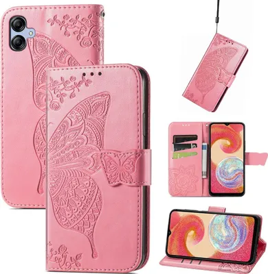 Produktbild von König Design Hülle kompatibel mit Kunstleder Handyhülle - Handy Case Rosa