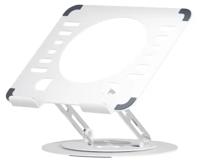 Productafbeelding van Solidchoice - Verstelbare Laptopstandaard - Ergonomisch Ontwerp met 360 Graden Rotatie