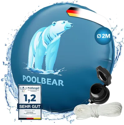 Produktbild von PoolBear 2x4m XXL Winter-Poolkissen mit Reparaturset