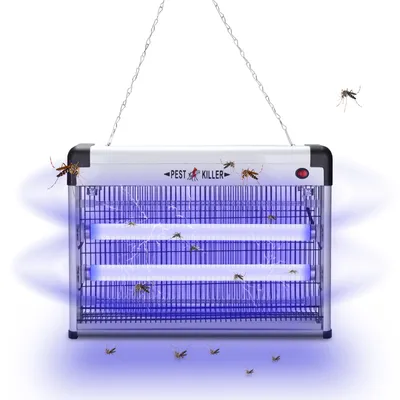 Zdjęcie produktu dla Yakimz 30W Elektryczny zabójca owadów Światło UV Łańcuchowa pułapka na owady Lampa na komary Zabójca much Pułapka na komary Lampa na komary