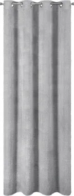 Zdjęcie produktu dla Eurofirany 453889, Przezroczysty, Srebrny, Monochromatyczny, Poliester, Oczko, 110 g/m²