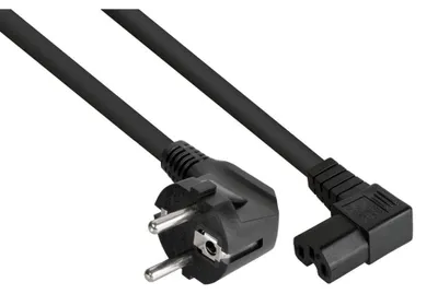 Obrázek produktu pro Kabelmeister SK0151-S018, 1,8 m, Zásuvka typu E+F, IEC C15, H07RN-F3G, 250 V, 10 A