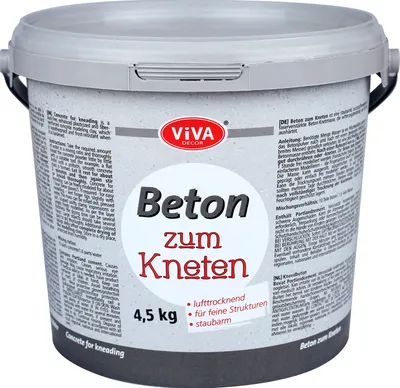 Immagine prodotto di Viva Decor940500099VE01 ViVA DECOR Calcestruzzo per impasti, secchio da 4,5 kg