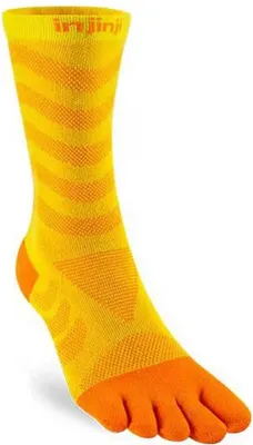 Zdjęcie produktu dla Injinji Ultra Run Crew Socks Yellow EU 35-40 Women Yellow EU 35-40