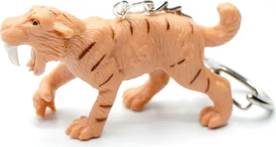 Produktbild von Säbelzahntiger Schlüsselanhänger Miniblings Anhänger Schlüsselring Steinzeit