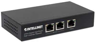 Produktbild von INTELLINET PoE+ Extender 2-Port Gigabit High-Power bis 100m