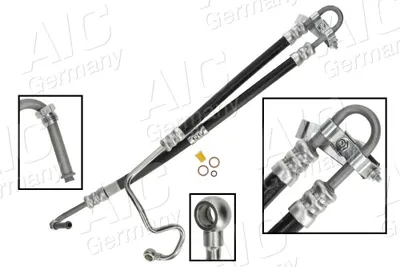 Produktbild von AIC 58476 Servoleitung für BMW 3 Limousine (E46) von Hydraulikpumpe nach Lenkgetriebe