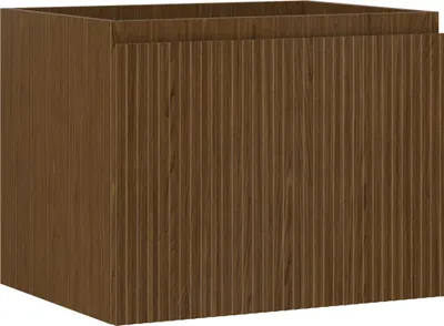 Produktbild von Mexen Rivel Badezimmer-Unterschrank 60 cm, 1 Schublade, gerillt, Nussbaum - 91A20-06047-1-BF86